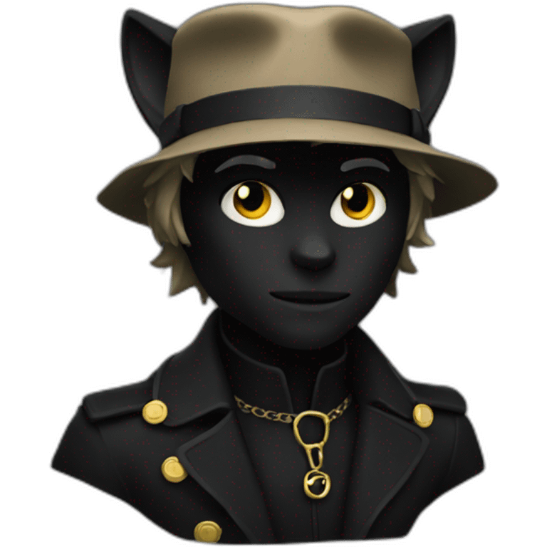 2 chat noir emoji