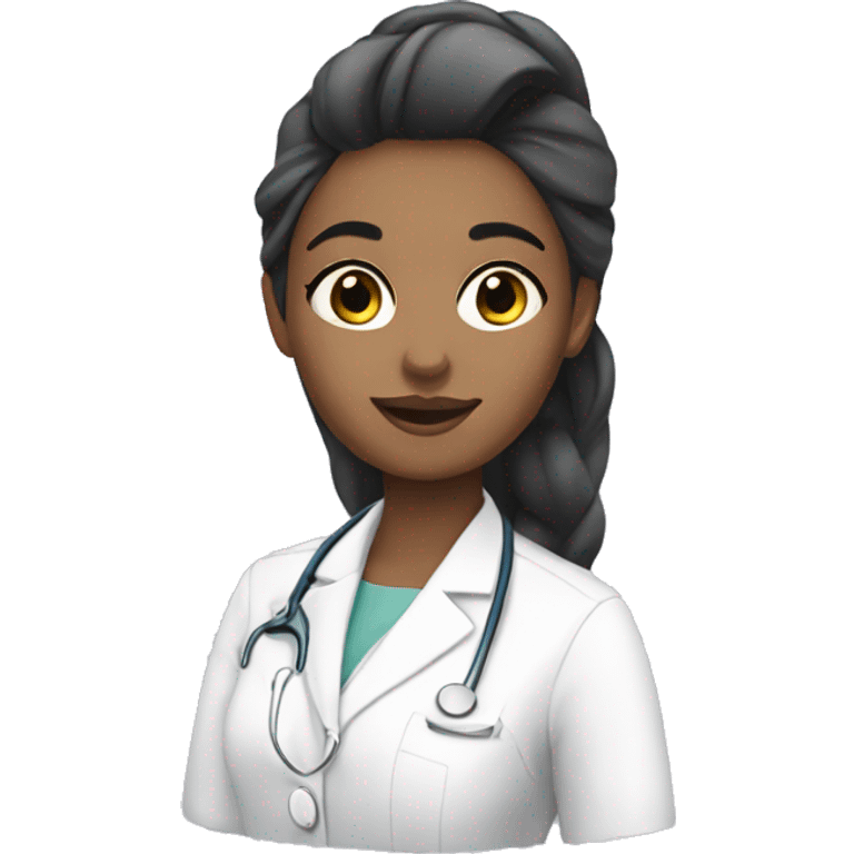 Medical esthetician girl emoji