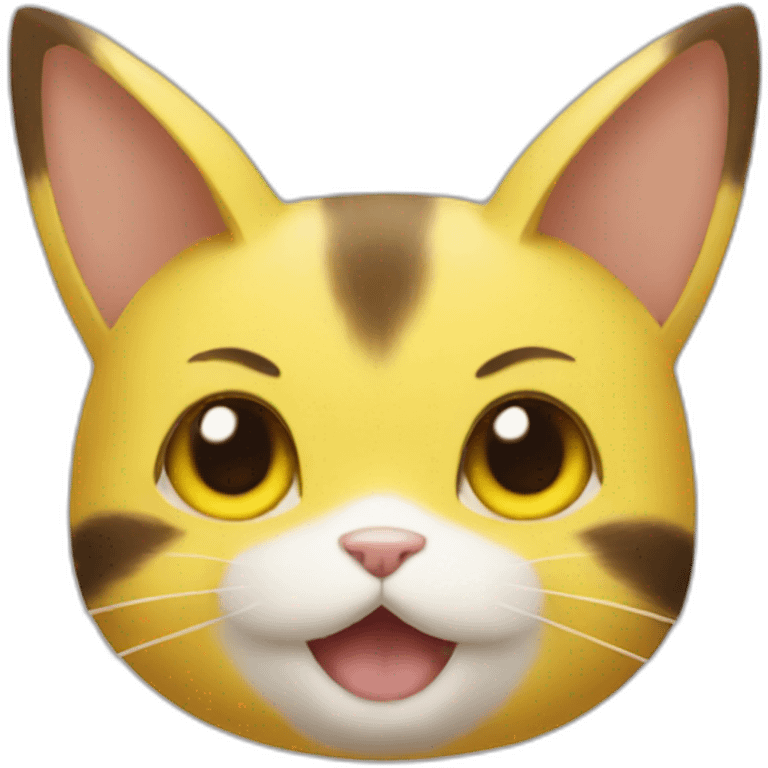 Cat pikachu emoji