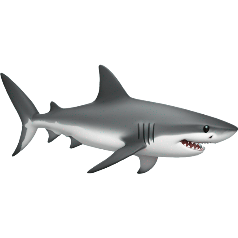 shark with a solana logo emoji