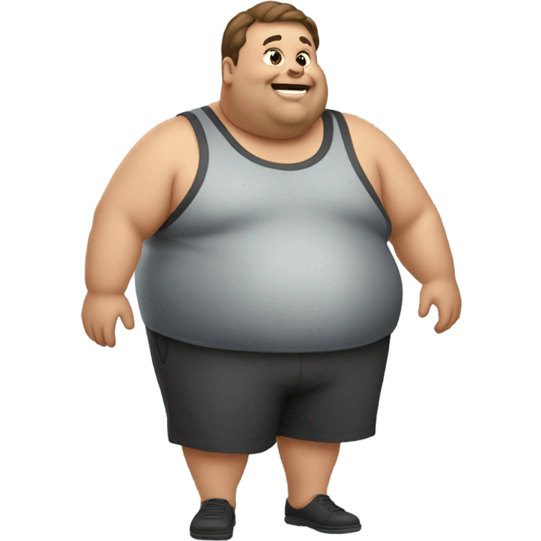 fat guy emoji