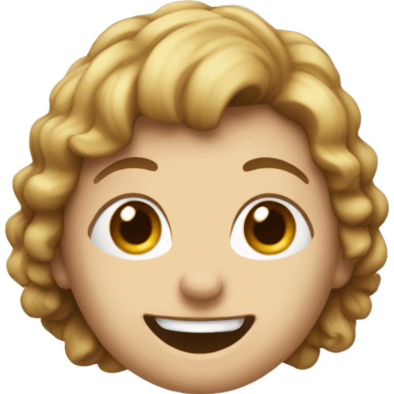 Noisette heureuse  emoji