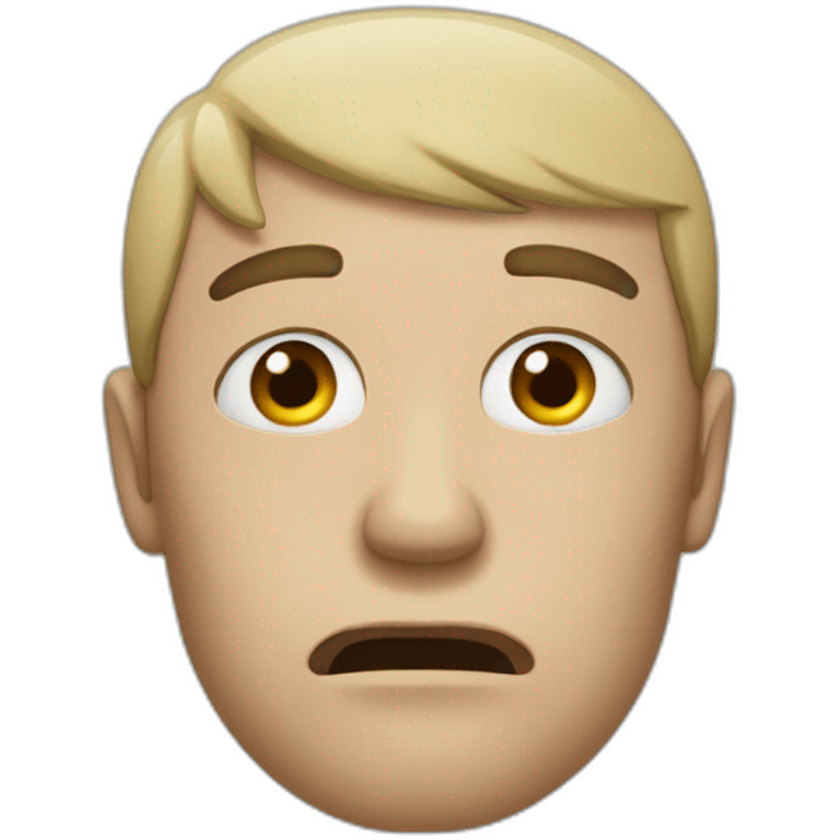 Homme qui pleure emoji