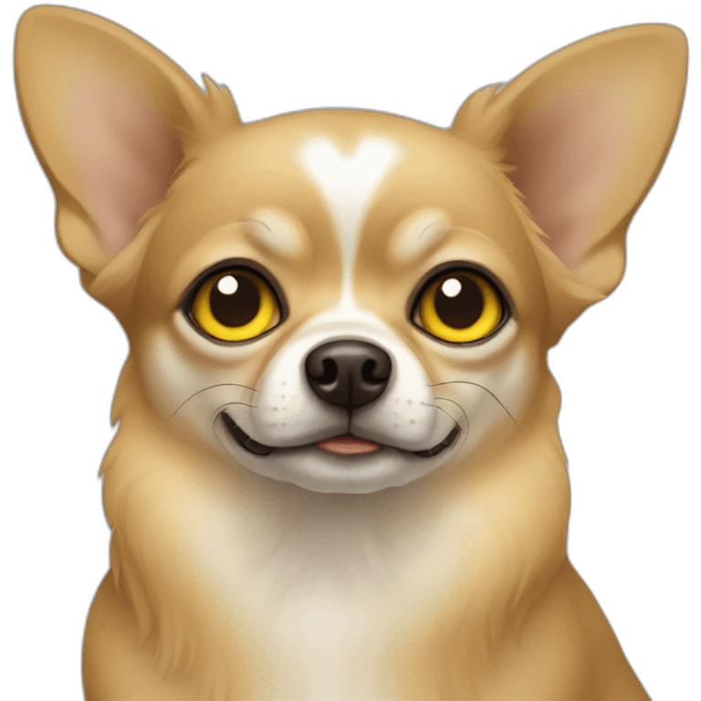 chiwawa with yellow eye emoji