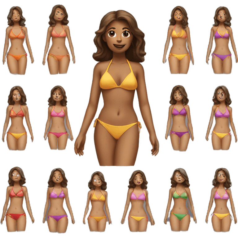 Woman bikini emoji