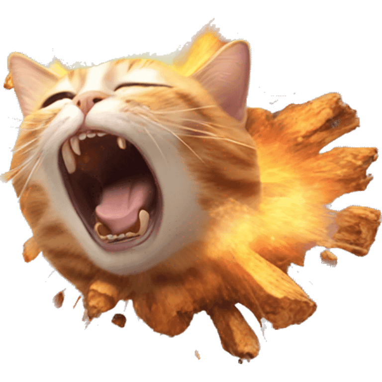 Cat Explosion emoji