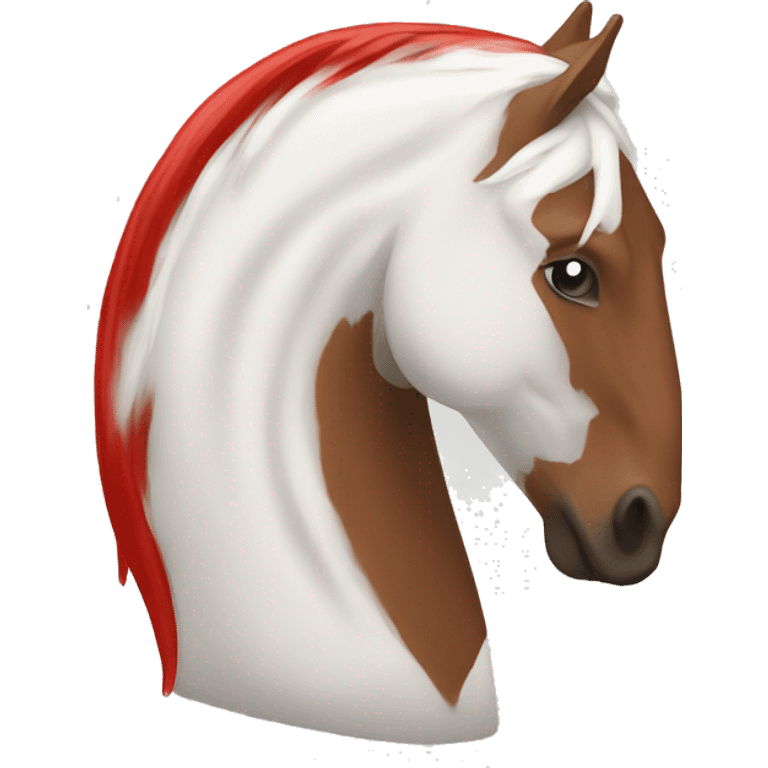 red white horseshoe emoji