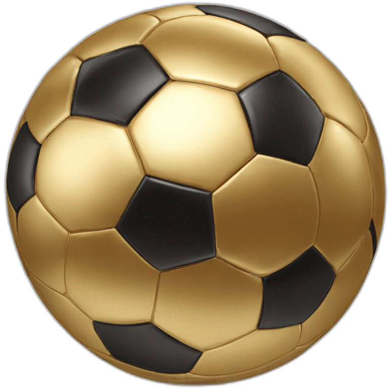 Le ballon d'Or de football emoji