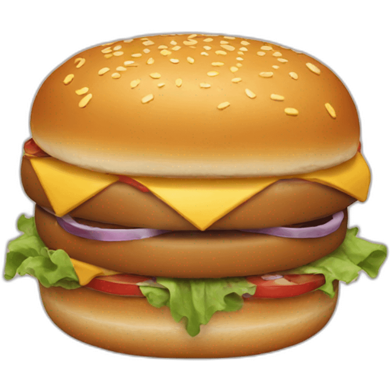 horse burger emoji