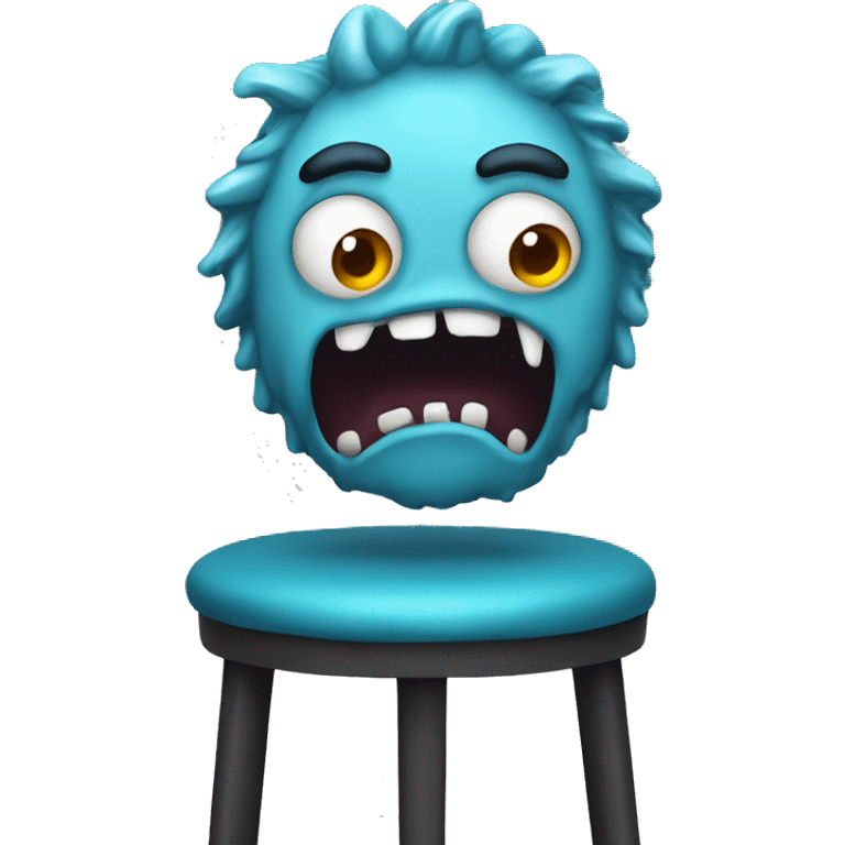 Monster barstool emoji