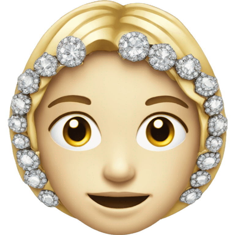 brooch set with diamonds emoji