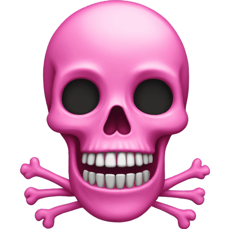 Pink skeleton  emoji