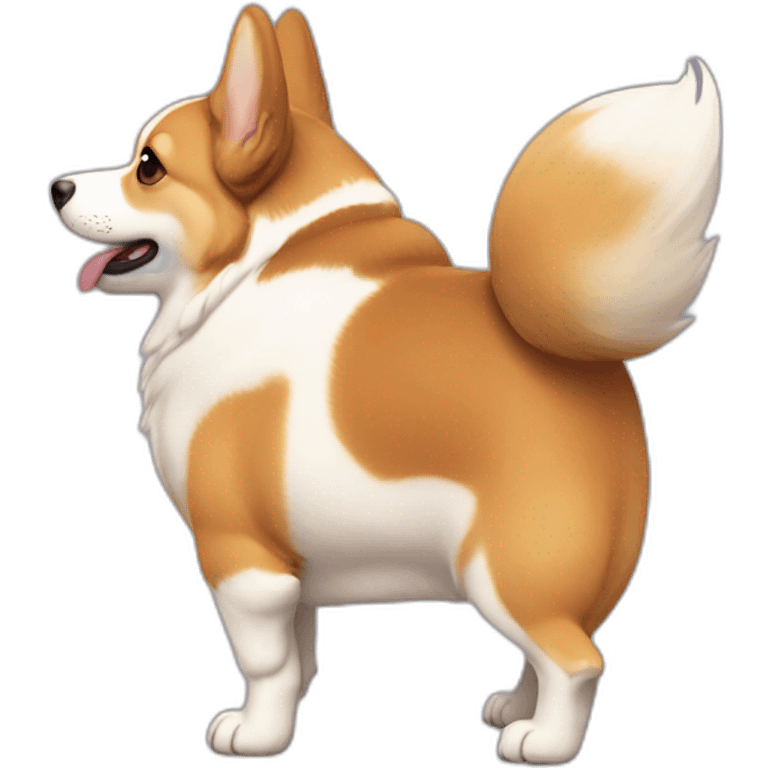 Thicc-corgi-butt-rear-view emoji