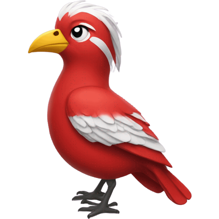 Bird in a lfc shirt emoji