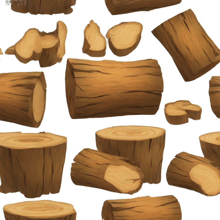 firewood with pot on emoji