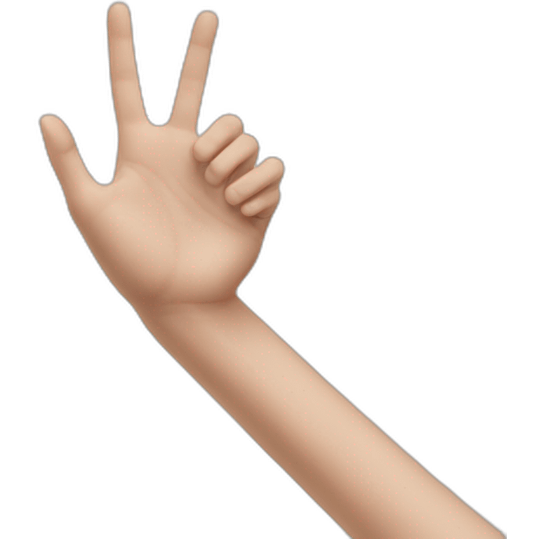 White teen hand heart guy emoji