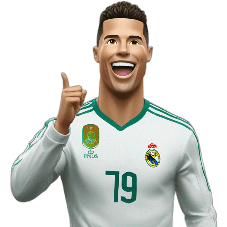 Ronaldo's selebration emoji