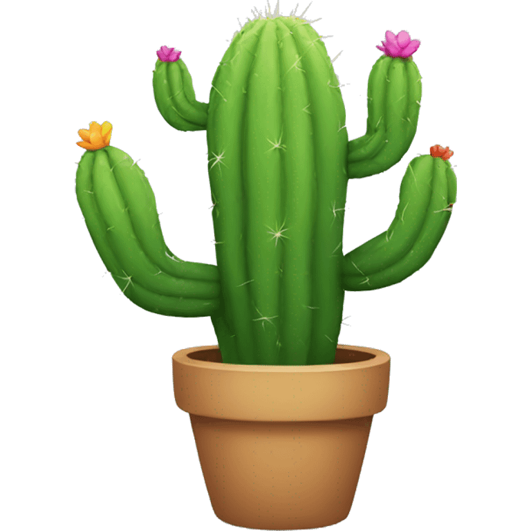 Rainbow cactus  emoji