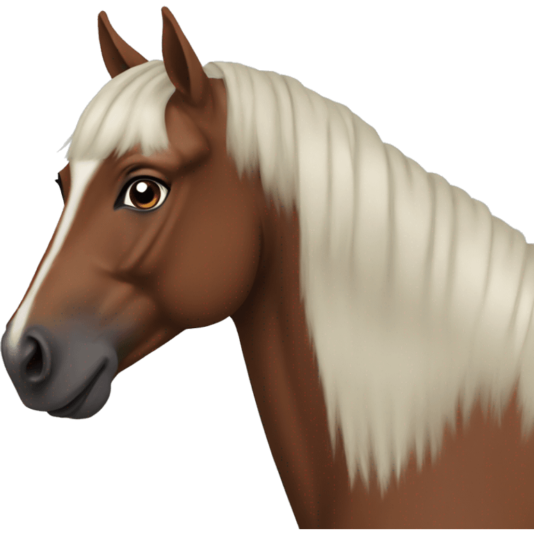 Bay horse emoji