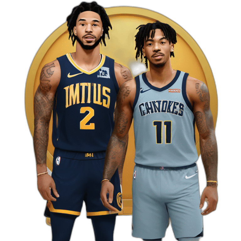 Derrick rose and Ja morant emoji