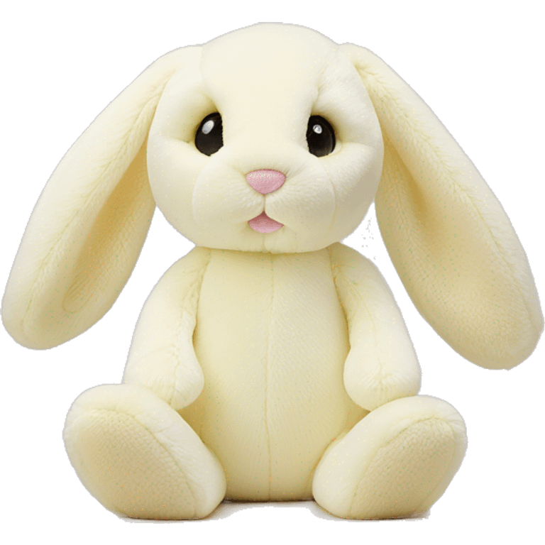 Blossom cream bunny Jellycat  emoji