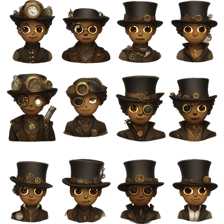 Steampunk emoji