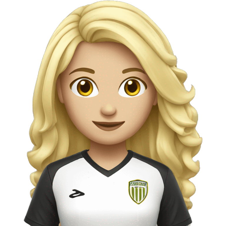 blond soccer girl emoji