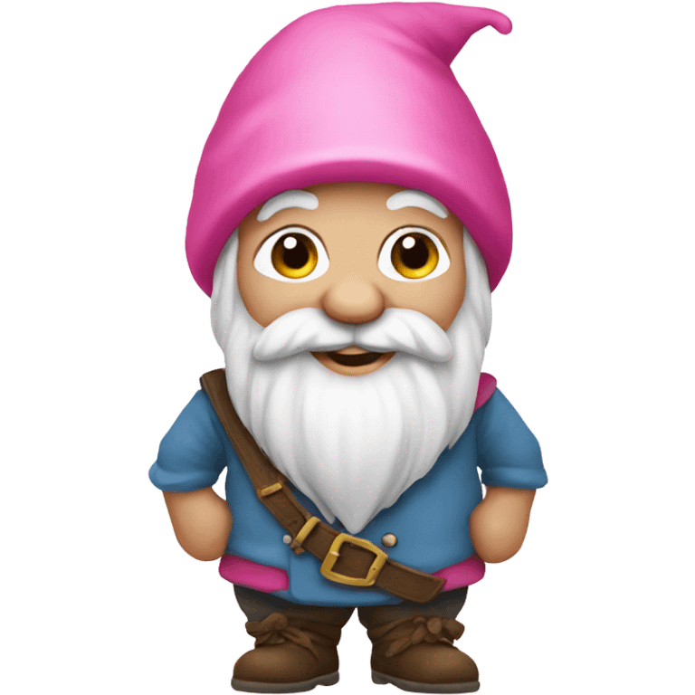 Pink gnome emoji