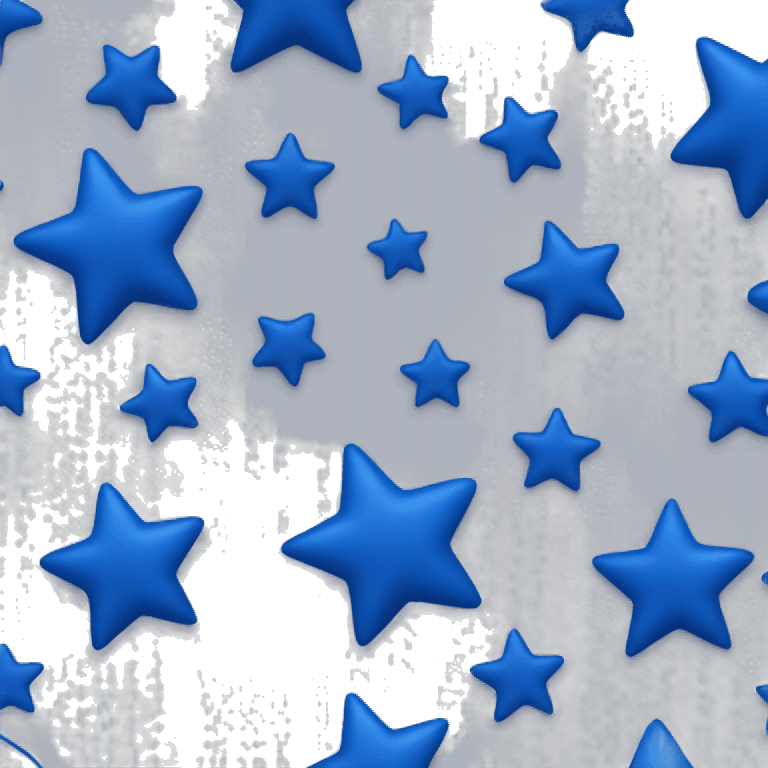 Dark blue star  emoji