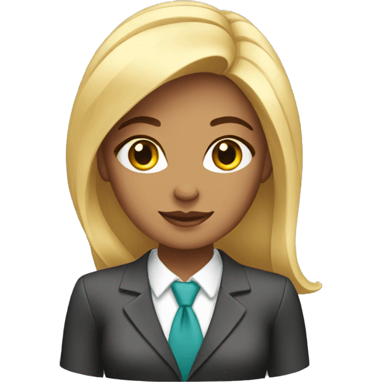 Business girl emoji