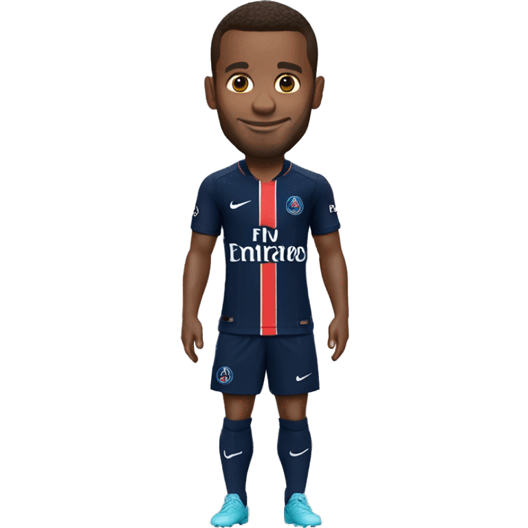 macron avec le maillot du psg emoji