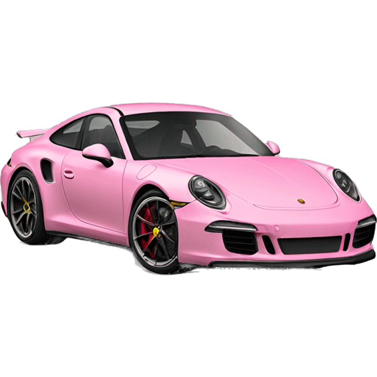 baby pink porche 911 gts emoji