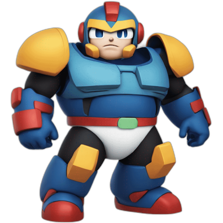 Fat mega man x emoji