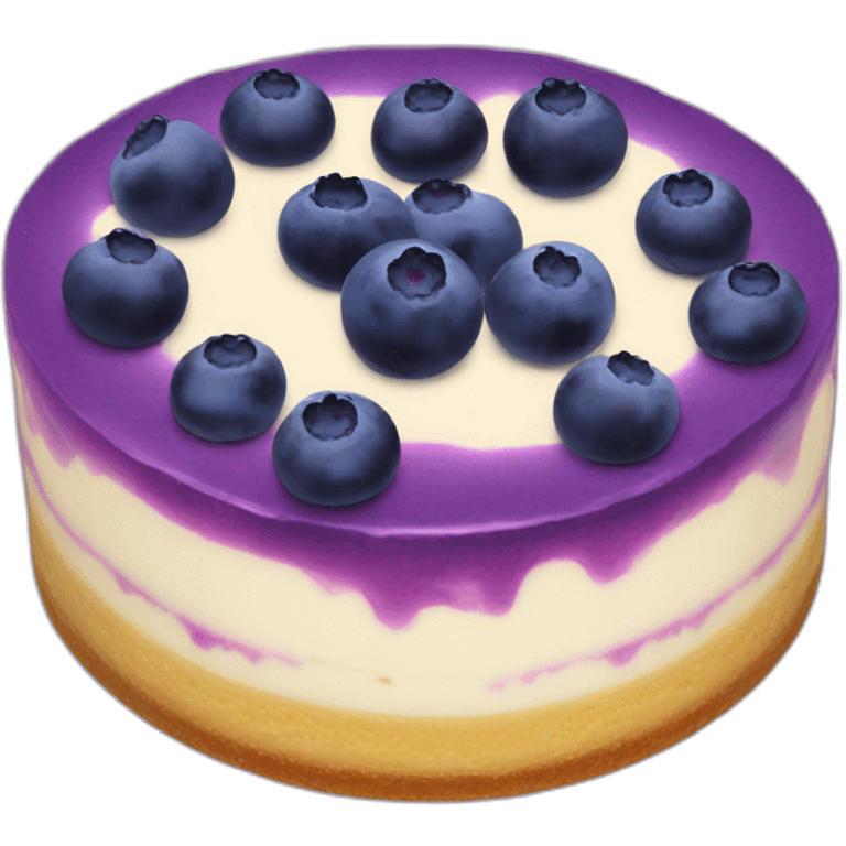 Blueberry Cheesecake  emoji