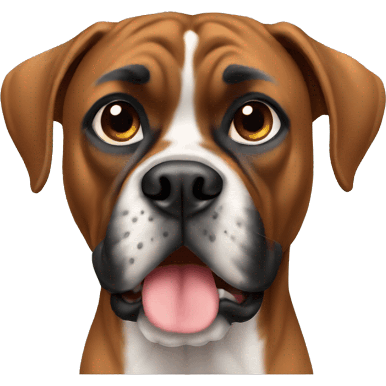 Boxer breed dog emoji