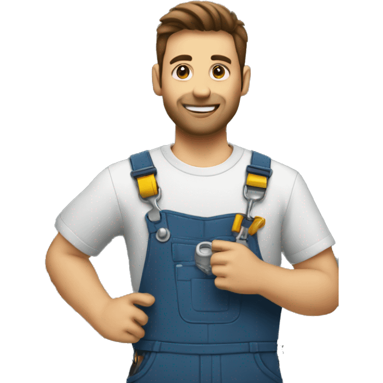 Mechanic and oil engine  emoji