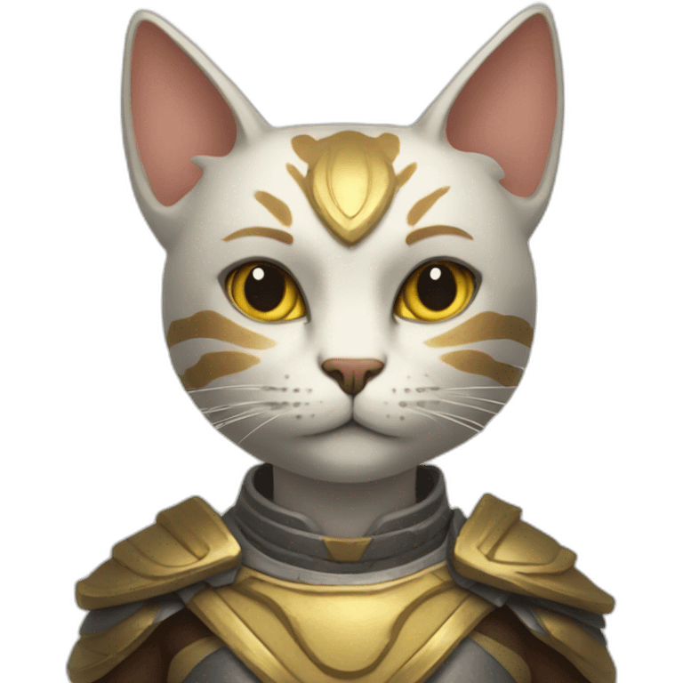 cat warrior of light emoji