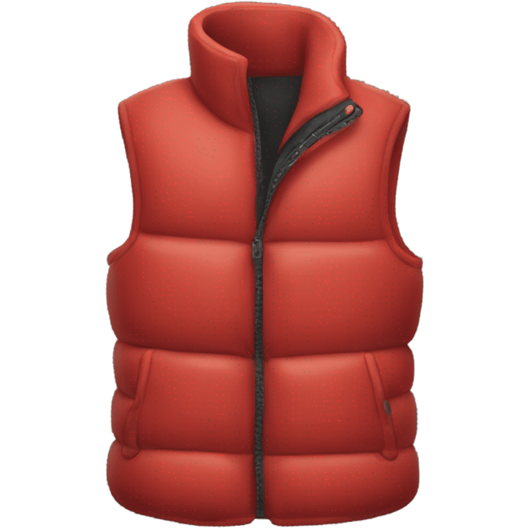 red puffer vest emoji