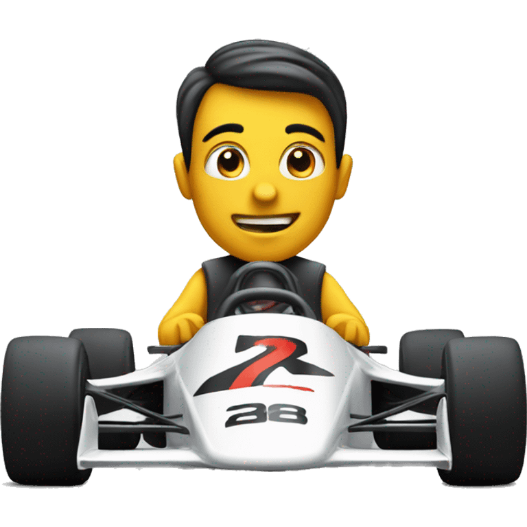 Race car in race emoji