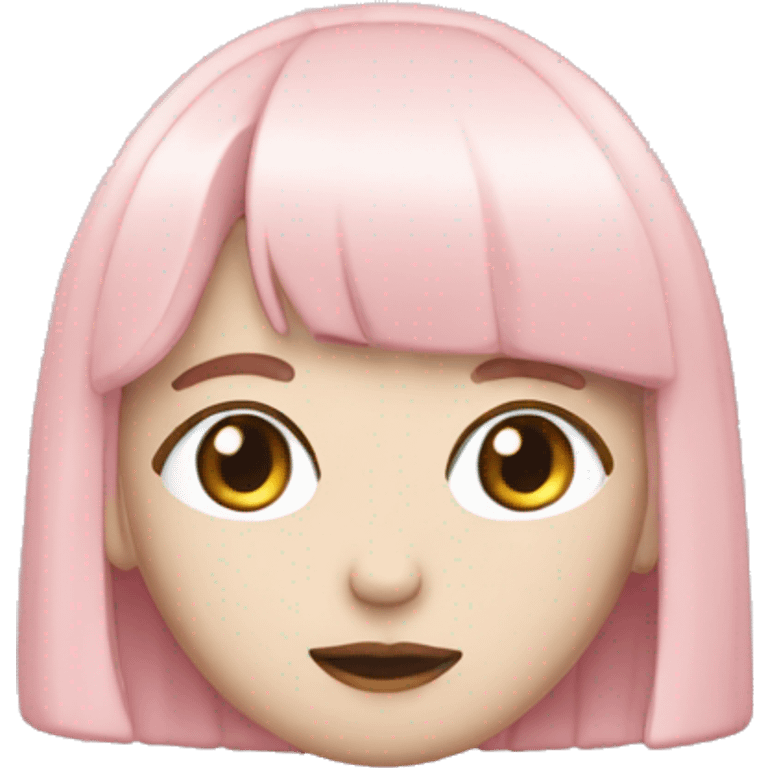 pastel pink lisa k-pop emoji