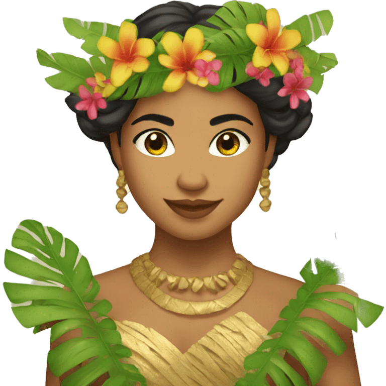 Tahitian dancer emoji