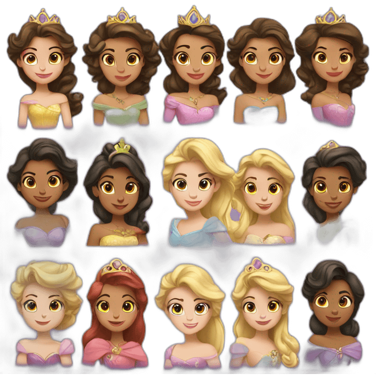 Princesas Disney emoji