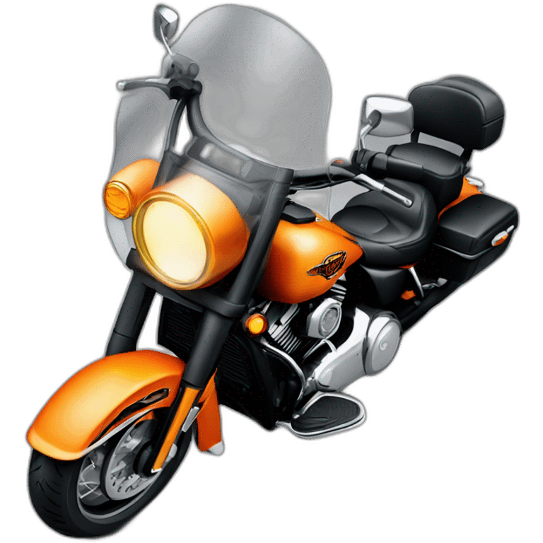 Moto Harley davidson emoji