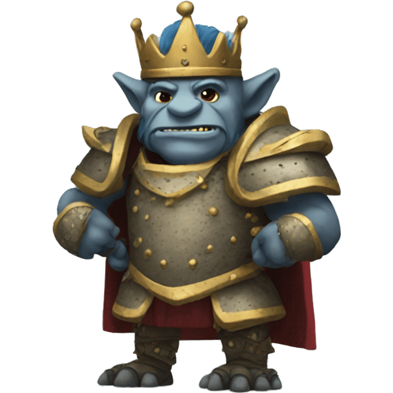 armored troll king emoji