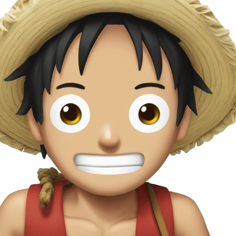 Luffy from one piece emoji