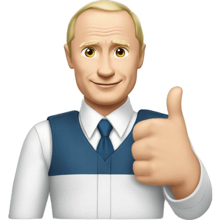 Putin thumbs up emoji