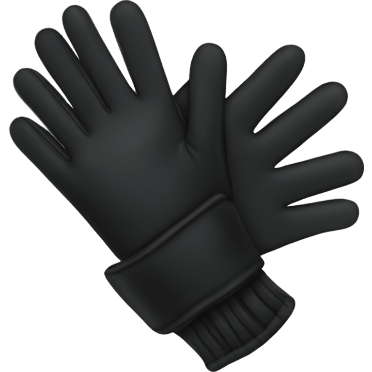 Ladies black glove emoji