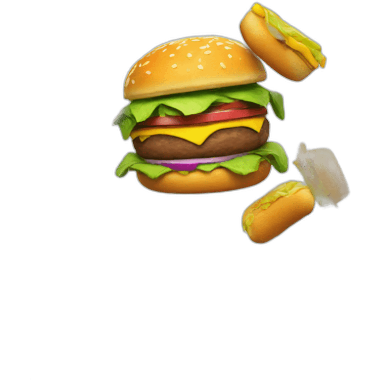 Fortnite burger skin  emoji