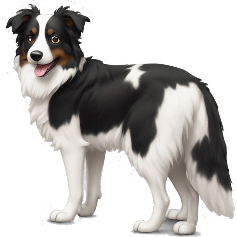 White and black Aussie  emoji