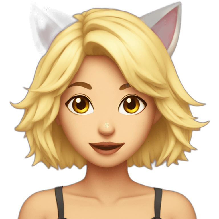 hot catgirl emoji